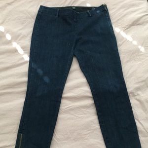 J. Crew crop denim pants